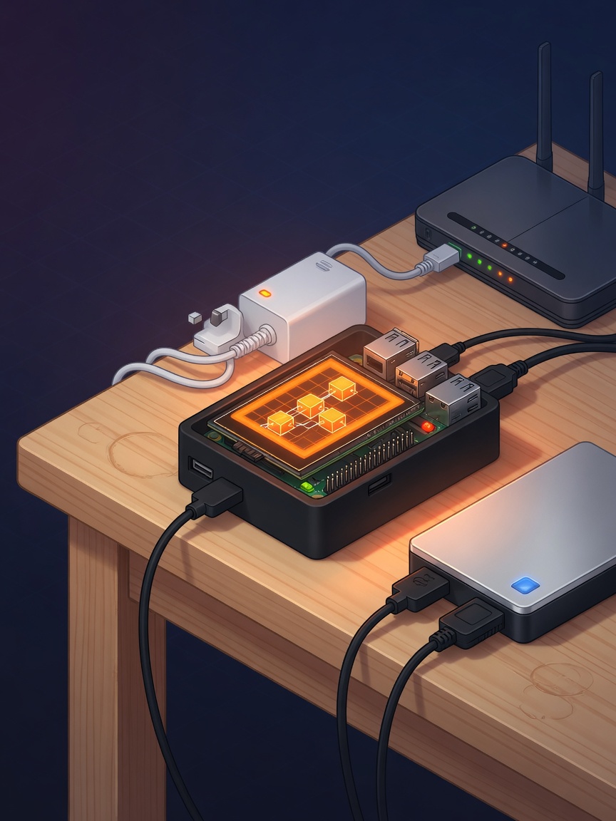 2018 era Raspberry Pi node with HDD